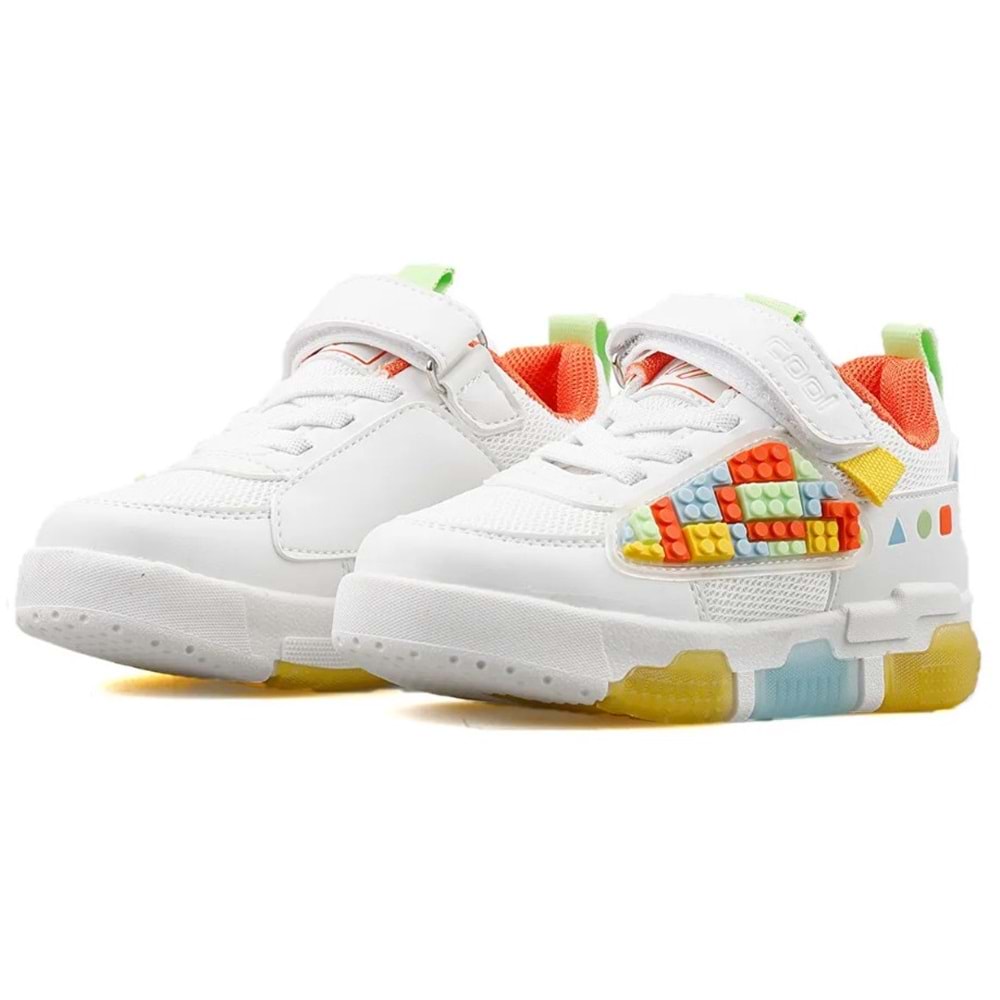 Cool Legos Işıklı Ortopedik Taban Unisex Çocuk Spor Ayakkabı