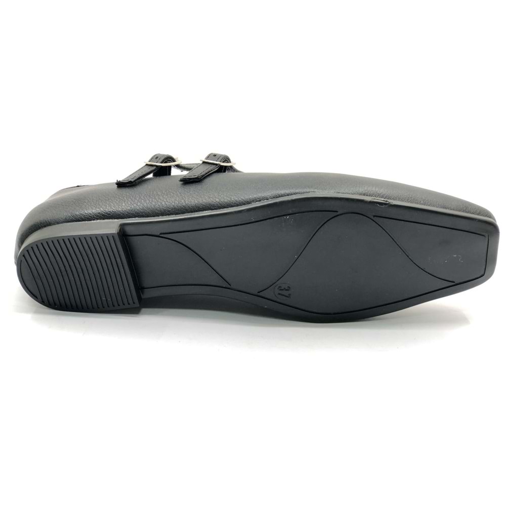 Seribo Çift Toka Detaylı Kadın Babet Ayakkabı