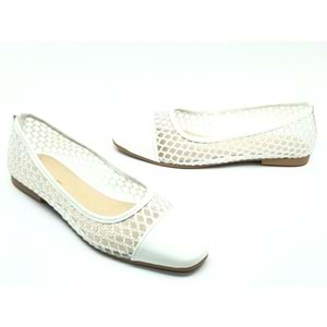 Feles Dantel Detaylı Kadın Babet Ayakkabı