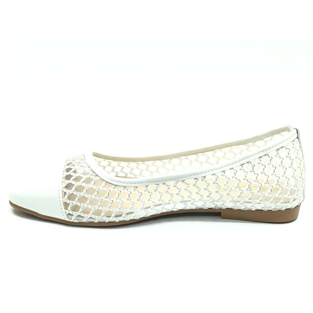 Feles Dantel Detaylı Kadın Babet Ayakkabı