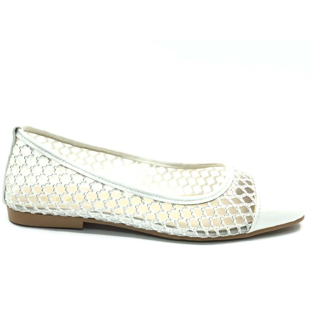 Feles Dantel Detaylı Kadın Babet Ayakkabı