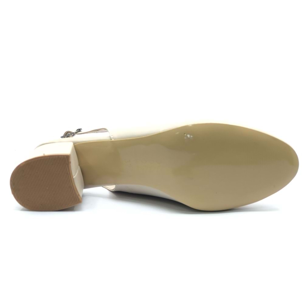 Mehtap Arkası Açık Klasik Kadın Topuklu Ayakkabı