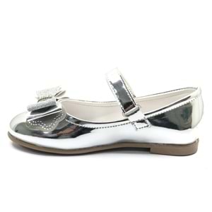 İremsu Kurdela Taş Detaylı Cırtlı Kız Çocuk Babet Ayakkabı