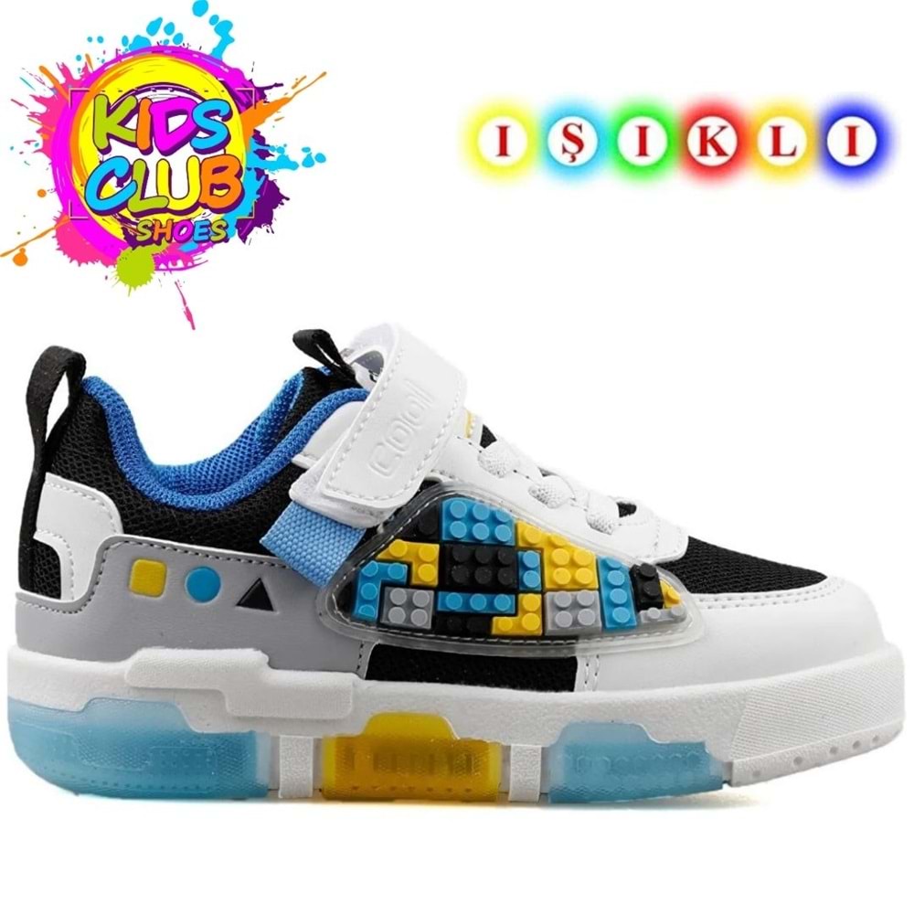 Cool Legos Işıklı Ortopedik Taban Unisex Çocuk Spor Ayakkabı