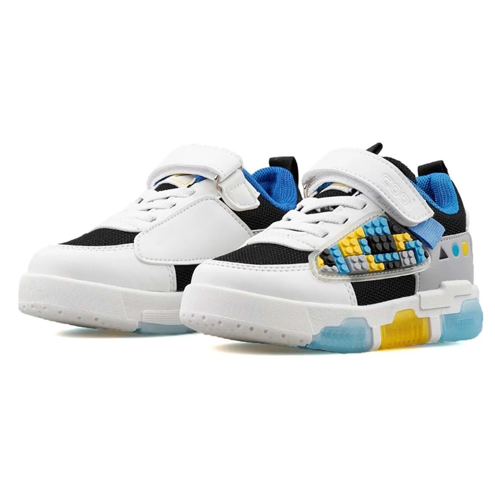Cool Legos Işıklı Ortopedik Taban Unisex Çocuk Spor Ayakkabı