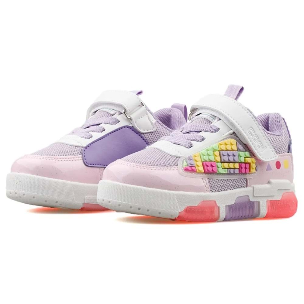 Cool Legos Işıklı Ortopedik Taban Unisex Çocuk Spor Ayakkabı