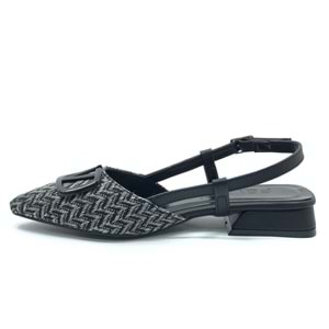 Feles 01-902 V Toka Kadın Babet Ayakkabı