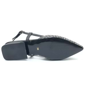 Feles 01-902 V Toka Kadın Babet Ayakkabı