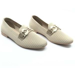 Marry Pace 883170 Toka Detaylı Triko Kadın Babet Ayakkabı