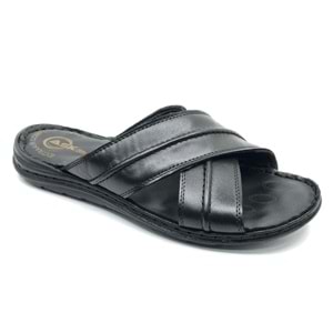 Asker 1922-25 %100 Hakiki Deri Erkek Full Ortapedik Terlik