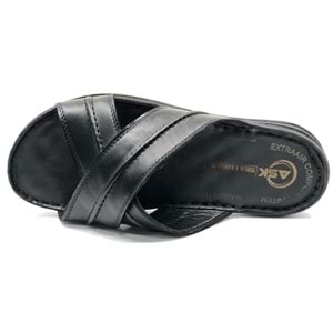 Asker 1922-25 %100 Hakiki Deri Erkek Full Ortapedik Terlik