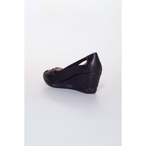 Ayakdaş 859 Kadın Kafes Dolgu Topuk Ayakkabı