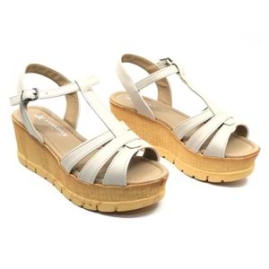 Ayakdaş 1040 Kadın Dolgu Taban Sandalet