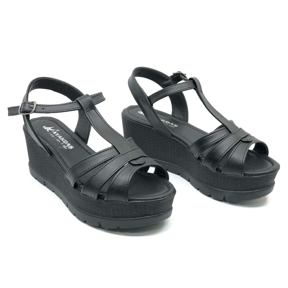 Ayakdaş 1040 Kadın Dolgu Taban Sandalet