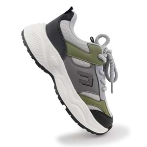 Cool Birian Bağcık Görünümlü Cırt Cırtlı Sneaker Ortopedik Çocuk Spor Ayakkabı