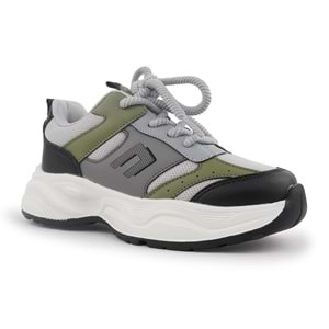 Cool Birian Bağcık Görünümlü Cırt Cırtlı Sneaker Ortopedik Çocuk Spor Ayakkabı