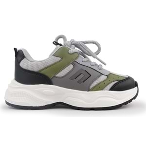 Cool Birian Bağcık Görünümlü Cırt Cırtlı Sneaker Ortopedik Çocuk Spor Ayakkabı