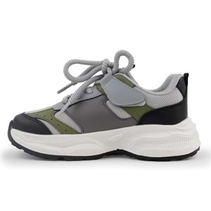 Cool Birian Bağcık Görünümlü Cırt Cırtlı Sneaker Ortopedik Çocuk Spor Ayakkabı