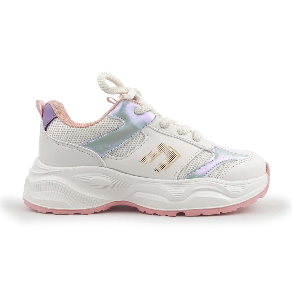 Cool Birian Bağcık Görünümlü Cırt Cırtlı Sneaker Ortopedik Çocuk Spor Ayakkabı