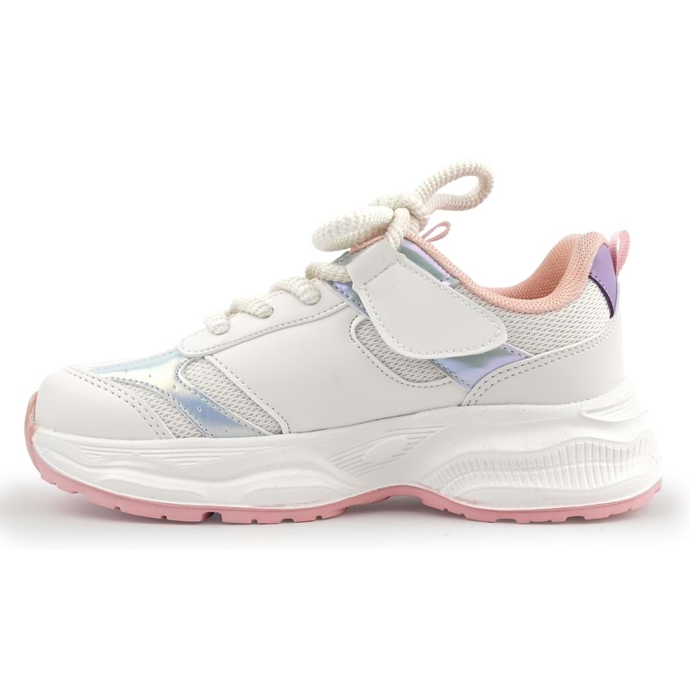 Cool Birian Bağcık Görünümlü Cırt Cırtlı Sneaker Ortopedik Çocuk Spor Ayakkabı