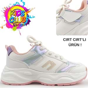 Cool Birian Bağcık Görünümlü Cırt Cırtlı Sneaker Ortopedik Çocuk Spor Ayakkabı