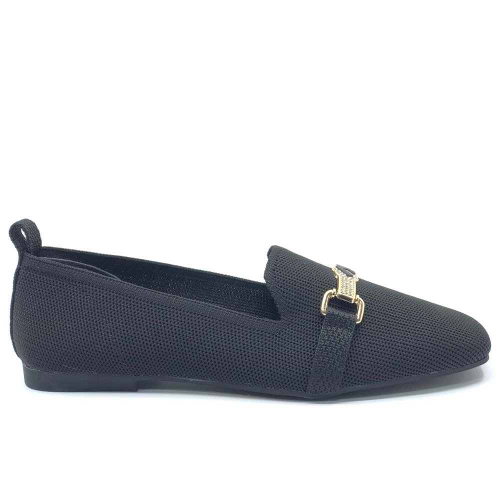 Feles Tiriko Küt Burun Toka Detaylı Kadın Babet Ayakkabı