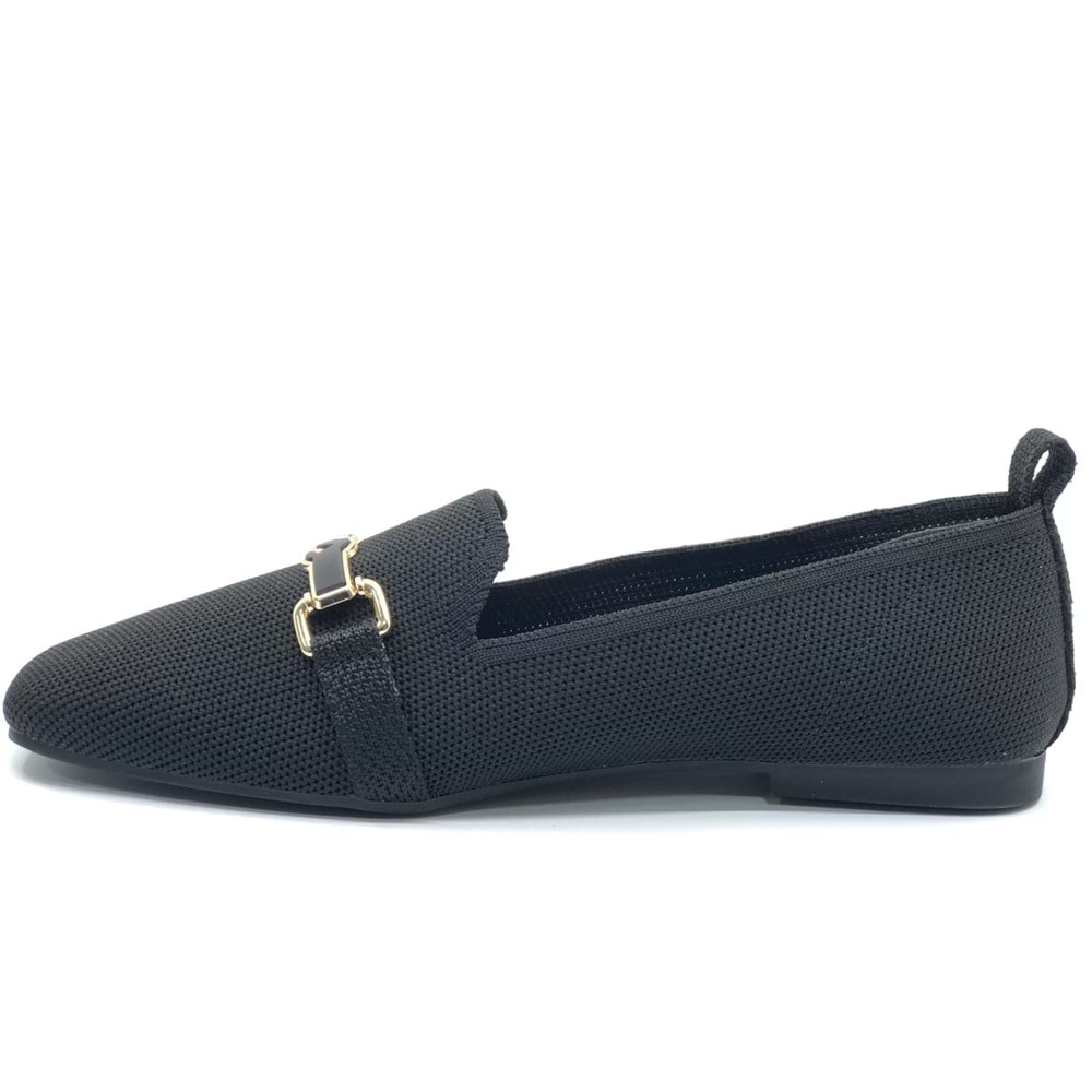 Feles Tiriko Küt Burun Toka Detaylı Kadın Babet Ayakkabı