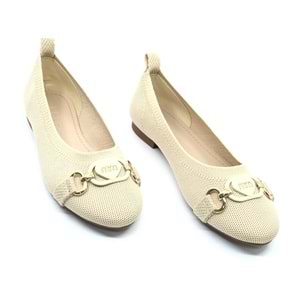 Feles Tiriko Toka Detaylı Kadın Babet Ayakkabı