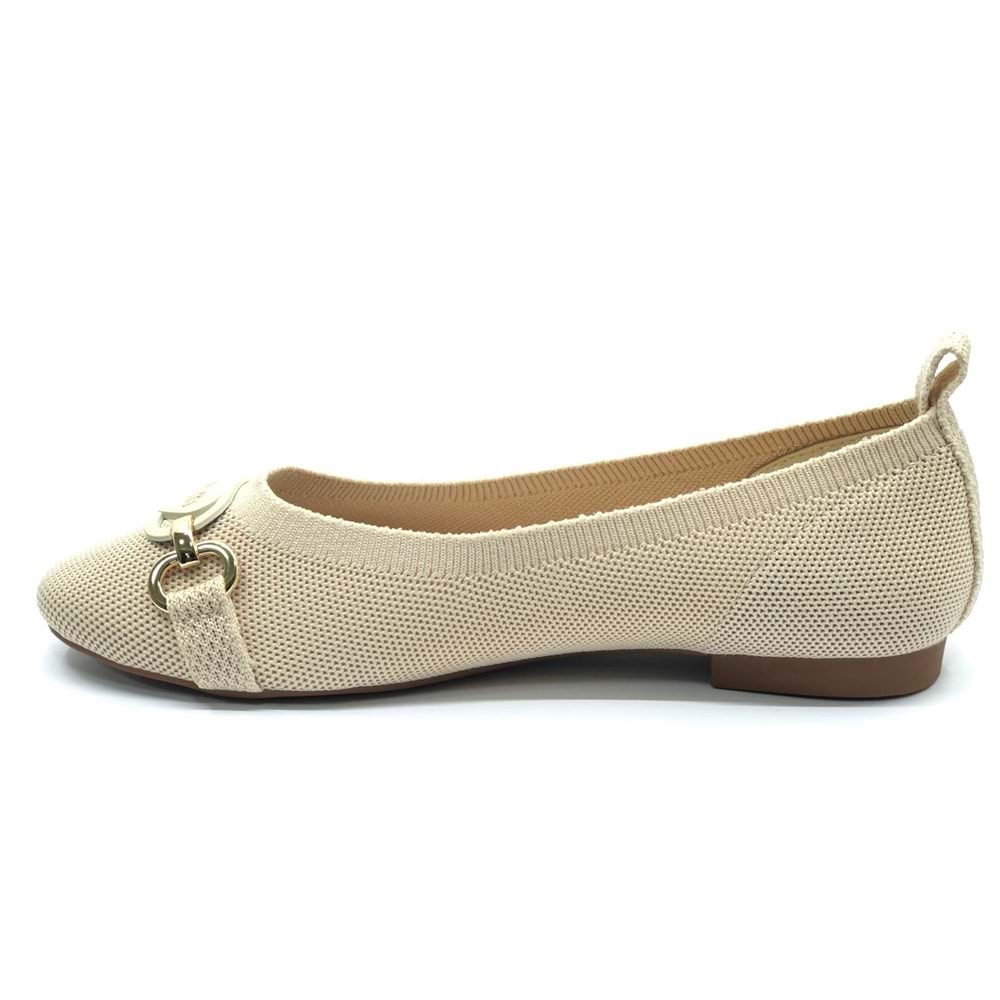 Feles Tiriko Toka Detaylı Kadın Babet Ayakkabı