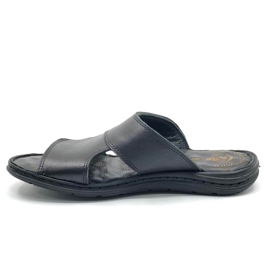 Asker 1928-25 %100 Hakiki Deri Erkek Full Ortapedik Terlik