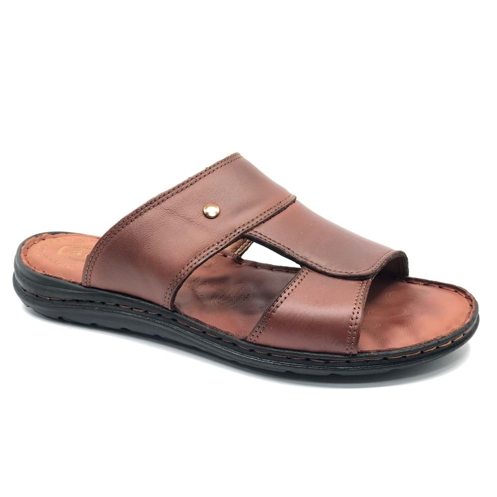 Asker 1928-25 %100 Hakiki Deri Erkek Full Ortapedik Terlik