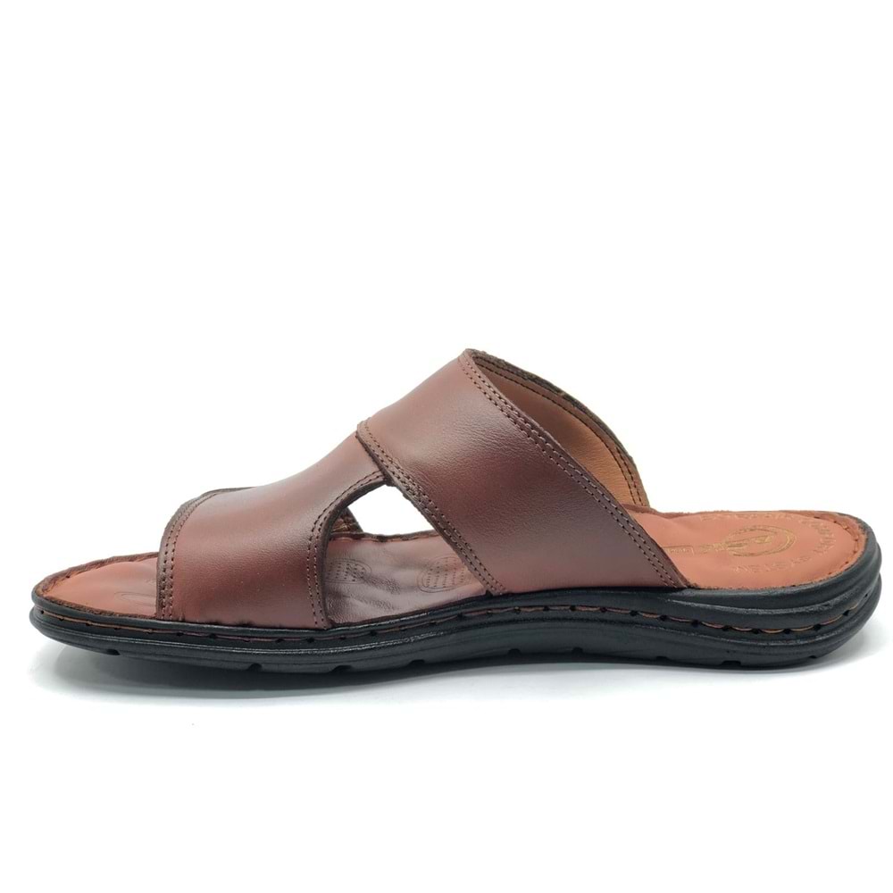 Asker 1928-25 %100 Hakiki Deri Erkek Full Ortapedik Terlik