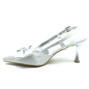 Mehtap Kurdela Detaylı Arkası Açık Stiletto Kadın Topuklu Ayakkabı