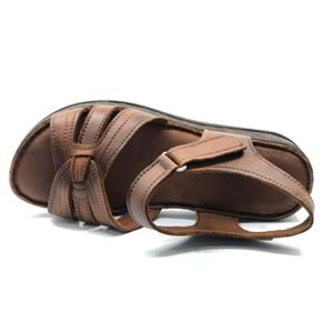 Kocamanlar 8712 Hakiki Deri Comfort Ortopedik Kadın Sandalet