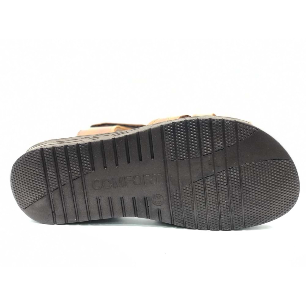 Kocamanlar 8712 Hakiki Deri Comfort Ortopedik Kadın Sandalet