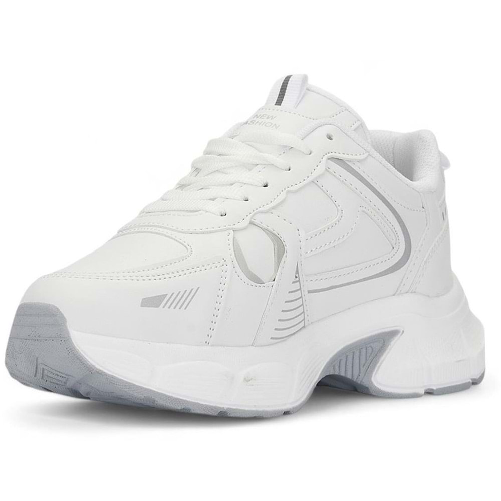 Lambırlent 7450-Cilt Kalın Taban Sneaker Unisex Spor Ayakkabı