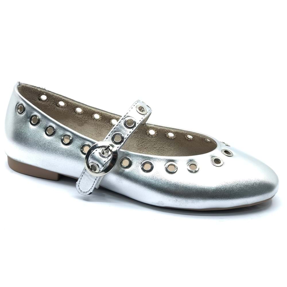 Feles Zımba Detaylı Kadın Babet Ayakkabı