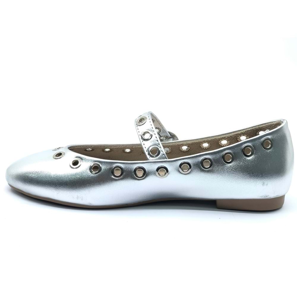 Feles Zımba Detaylı Kadın Babet Ayakkabı