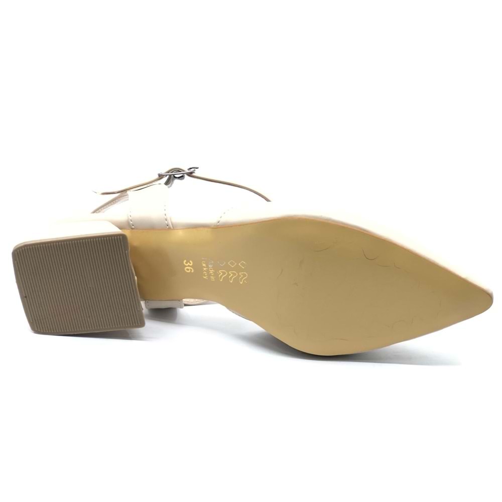 Feles Kısa Topuk Kadın Babet Ayakkabı