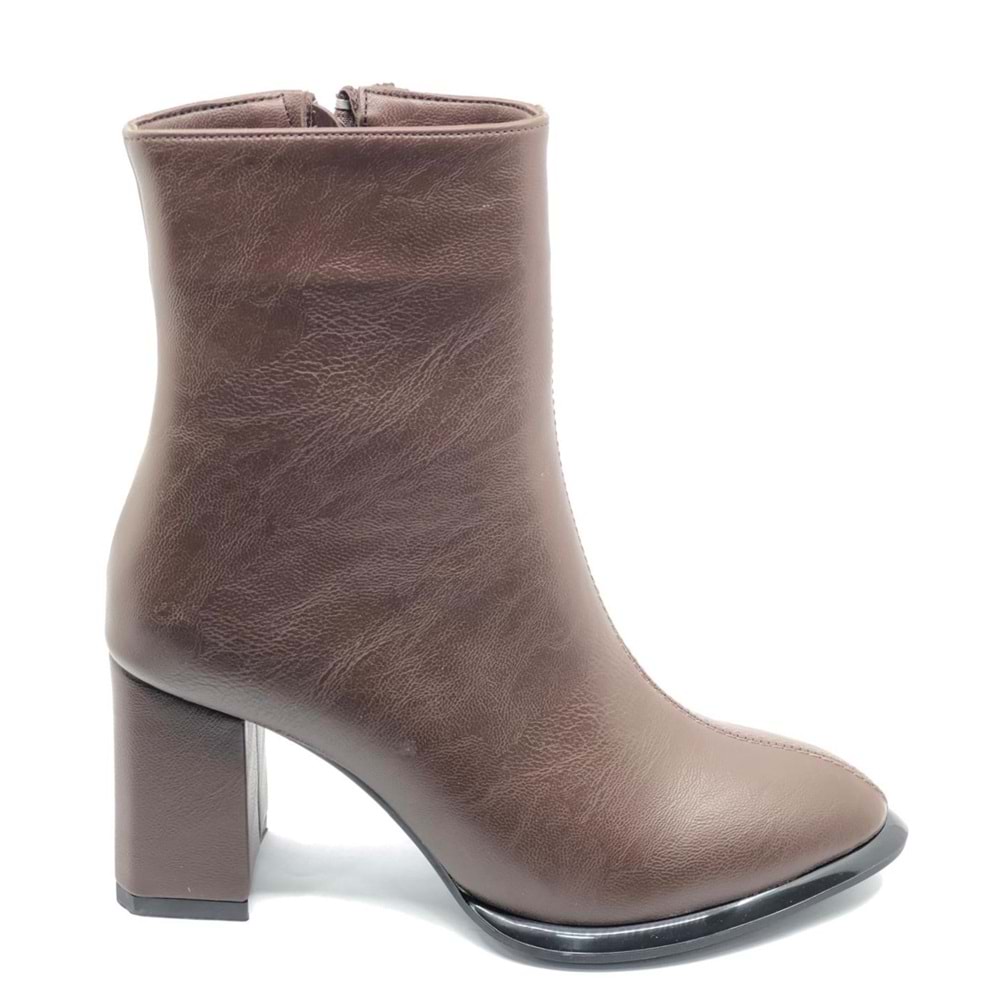 Feles Dikiş Detaylı Klasik Topuklu Kadın Bot