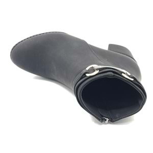 Feles Yanı Tokalı Klasik Topuklu Kadın Bot