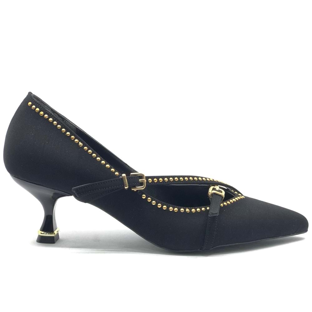 Feles Zımba Toka Detaylı Stiletto Kadın Ayakkabı