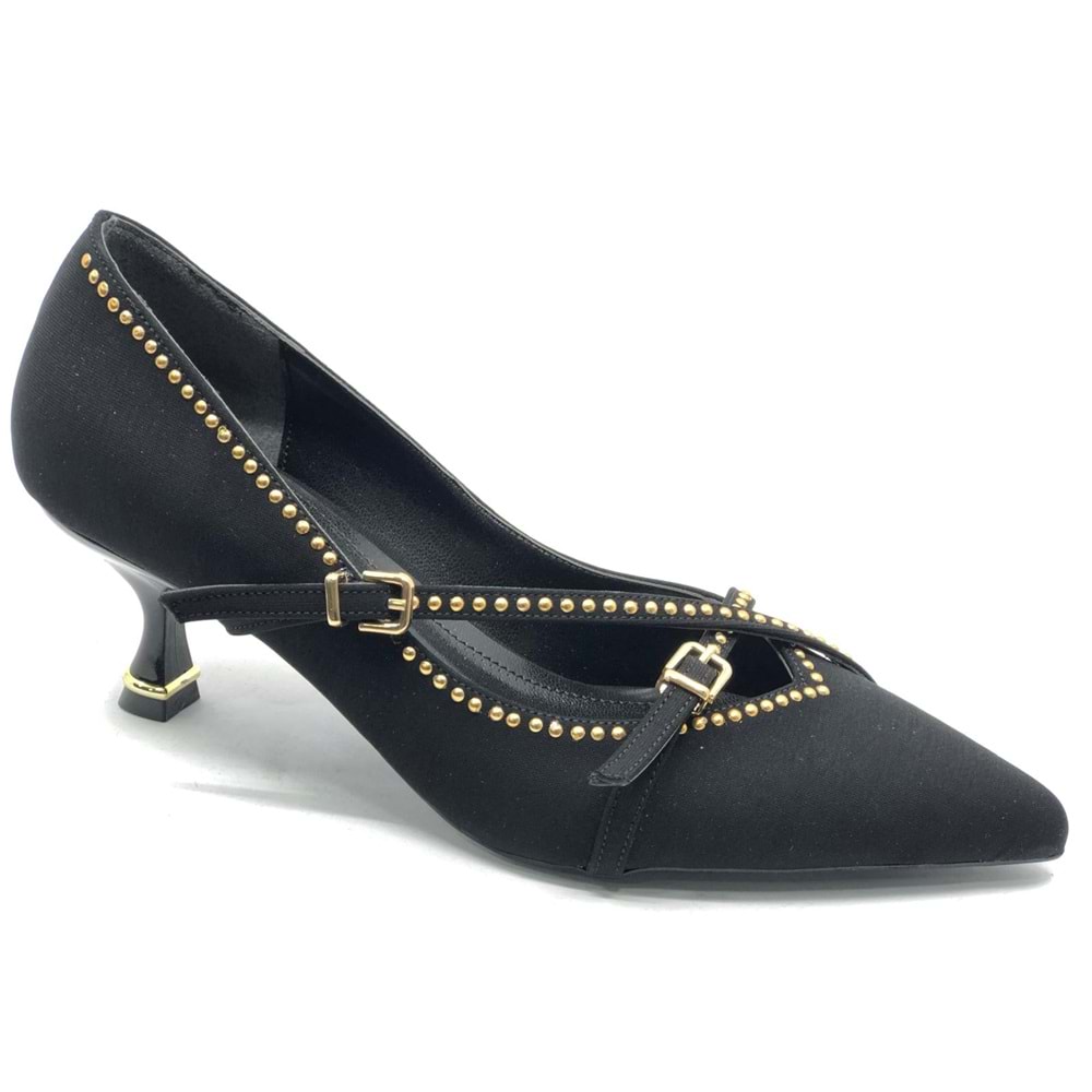 Feles Zımba Toka Detaylı Stiletto Kadın Ayakkabı