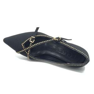 Feles Zımba Toka Detaylı Stiletto Kadın Ayakkabı