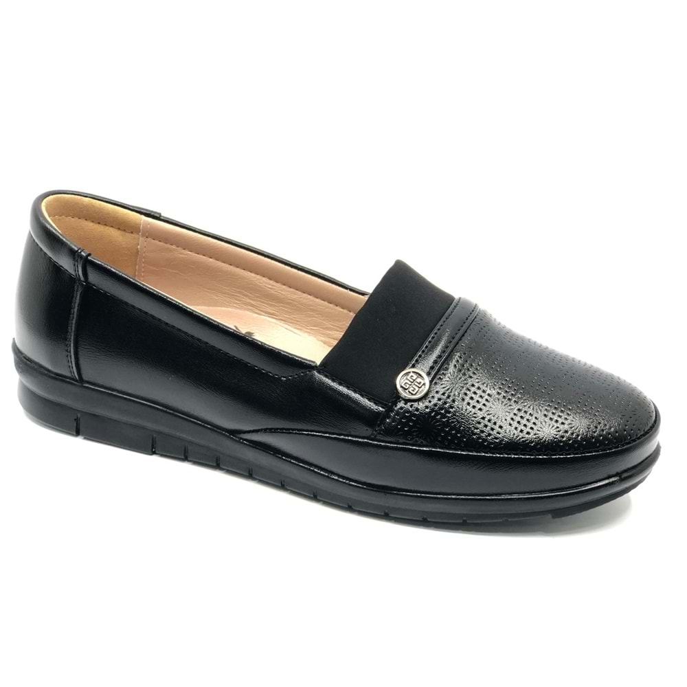 Berfilla Dr.Tavsiyeli İçi %100 Deri Anne Kadın Babet Ayakkabı