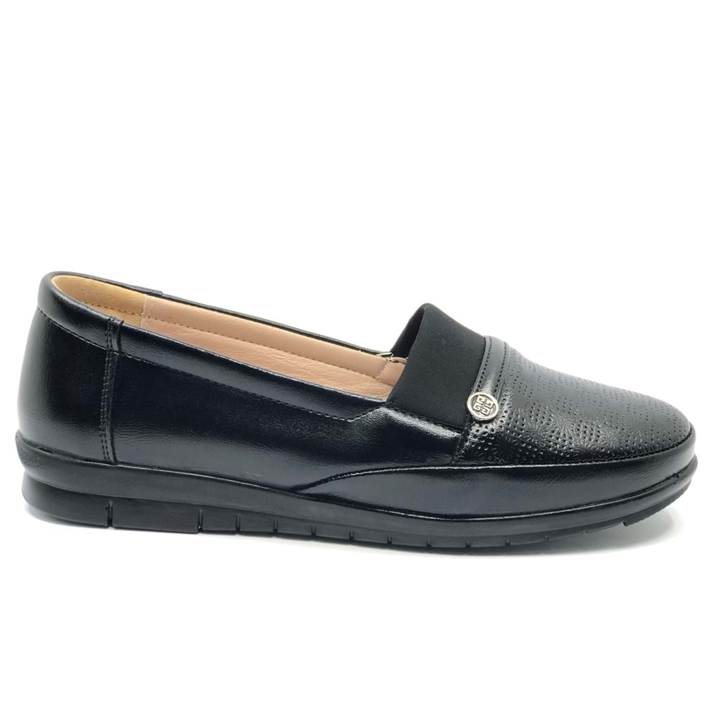 Berfilla Dr.Tavsiyeli İçi %100 Deri Anne Kadın Babet Ayakkabı