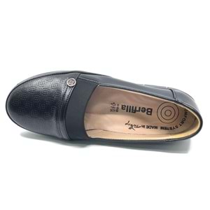 Berfilla Dr.Tavsiyeli İçi %100 Deri Anne Kadın Babet Ayakkabı