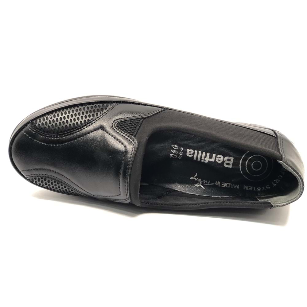 Berfilla Dr.Tavsiyeli İçi %100 Deri Anne Kadın Babet Ayakkabı