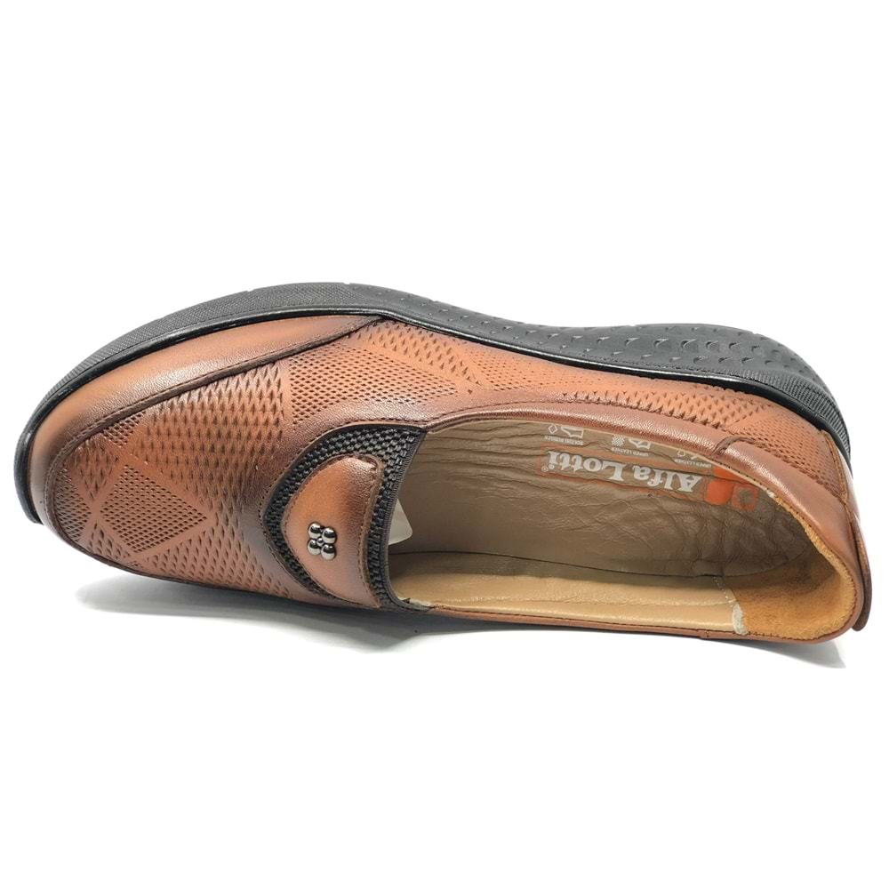 Alfalotti 401 Hakiki Deri Ortopedik Kadın Casual Ayakkabı