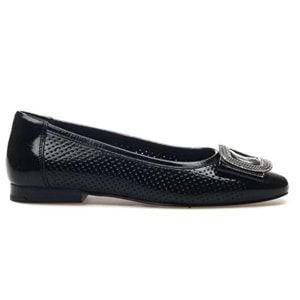 Venüs Pigi Hakiki Deri Kadın Babet Ayakkabı